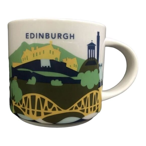 Starbucks Edinburgh (Scotland) YAH You Are Here UK Mug Coffee New/Boxed - Picture 3 of 10